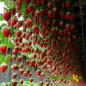 Клубника ампельная Анастасия купить по цене от 370р. в интернет-магазине «Посадика» с доставкой почтой в в Чулыме и по всей России – [изображение №1].